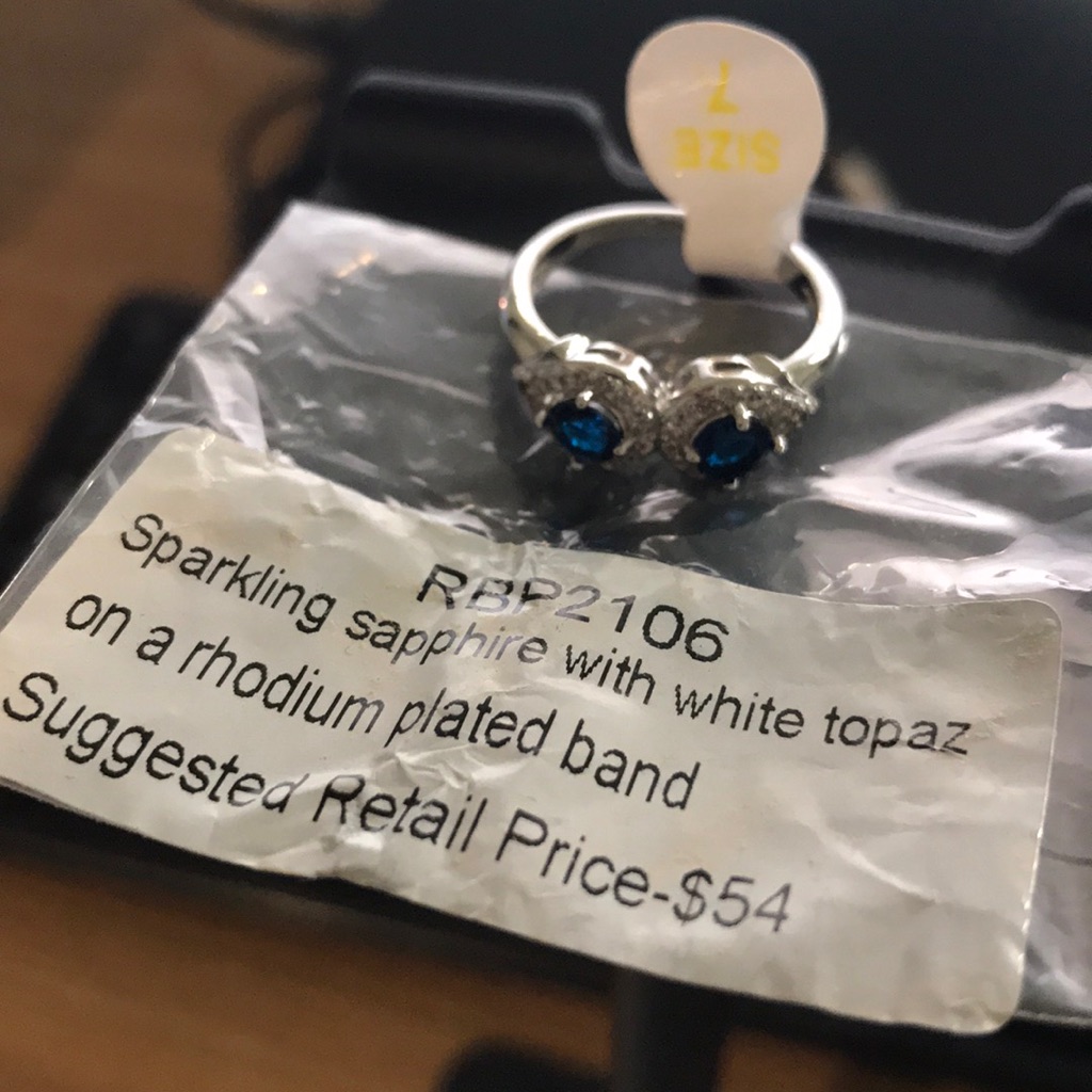 Ring Bomb Party Sapphire Ring
